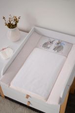 Cповивальний матрац для новонароджених 70х50 см Baby Veres Summer Bunny pink NEW